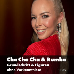 Ticket: Tanzworkshop mit Isabel Edvardsson | Cha Cha Cha & Rumba – Grundschritt & Figuren